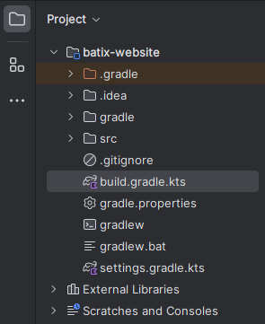 build.gradle.kts im Projekt